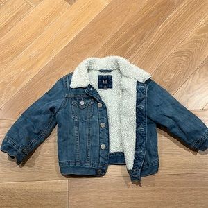 Jean jacket with Sherpa lining GapKids 2T unisex